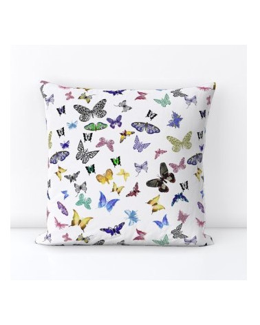 Parure de lit percale de coton motif -Papillon-