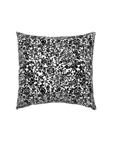 Housse de coussin velours 40x40 motif abstrait